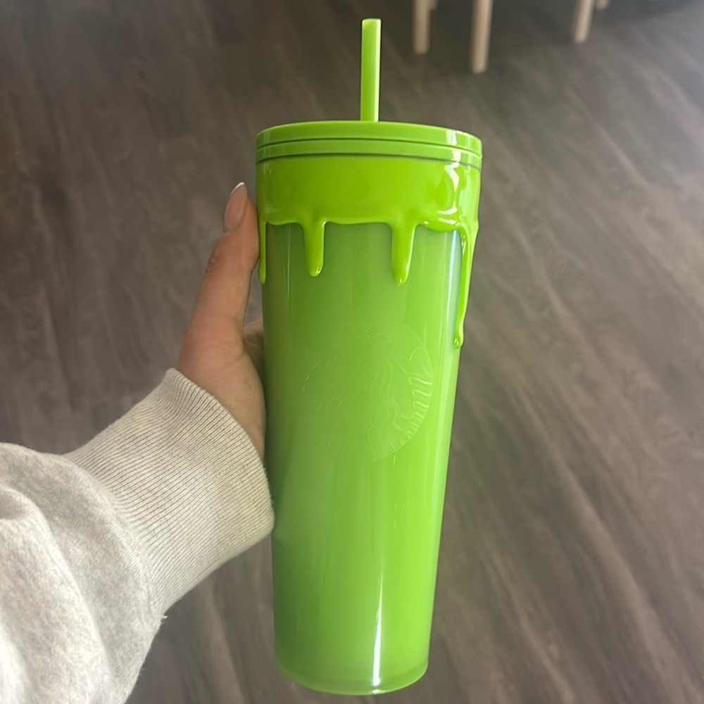 Starbucks Slime Tumbler Glow in the Dark 24 oz